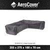 7949 Obal na rohovú sedaciu súpravu v tvare L, nízky chrbát, PRAVÁ 355x275x100x70 cm Aerocover 8717591774389