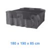 7920 Obal na jedálenskú súpravu obdĺžnik 180x190x85 cm 8717591772354