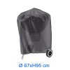 7874 Obal na gril Ø 67xH95 cm Aerocover 8717591771586