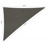 Triangle 300x400x500 cool grey
