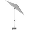 7721C parasol Lisboa Ø250 lichtgrijs gekanteld Platinum 8720039165014 2