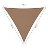 water repellent triangle 400x400x400 brazilian sand
