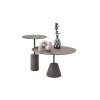 applebee lisa salontafelset 65cm 40cm lwc light weight concrete taupe