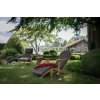 66103 66104 66099 Woodie Gartenlounger Deckchair mit Raedern Woodie Beistelltisch Cross