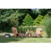 66103 66164 17003 Woodie Gartenlounger Woodie Beistelltisch 3er Set eckig Kuscheldecke