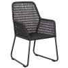 81036 Adora Diningsessel Rope black dark grey 1
