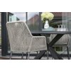 81037 40777 Adora Diningsessel twisted white coral Livingston Tisch rund 120cm dark grey 2