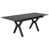 40809 Hammond Ausziehtisch 160 210x90cm dark grey 8 G