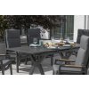 40726A 40809 Montana Dining Relaxsessel Hammond Ausziehtisch 160 210x90cm dark grey