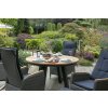 40624 69283C Miraflor Dining Relaxsessel 8mm sm gr Teakarm Vermont Tisch rund 130cm (3)