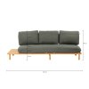 Sling sofa 3 seater right