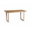TO00567 Liv Dining Table 150 x 90 cm Teak Champagne