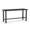 TO5543 Bar Table Trespa Graphite 210 x 80 cm Charcoal