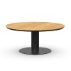 TO5677 Moreno Low Dining Table Teak 150 cm Charcoal