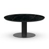 TO5671 Moreno Low Dining Table Trespa Marble 150 cm Charcoal