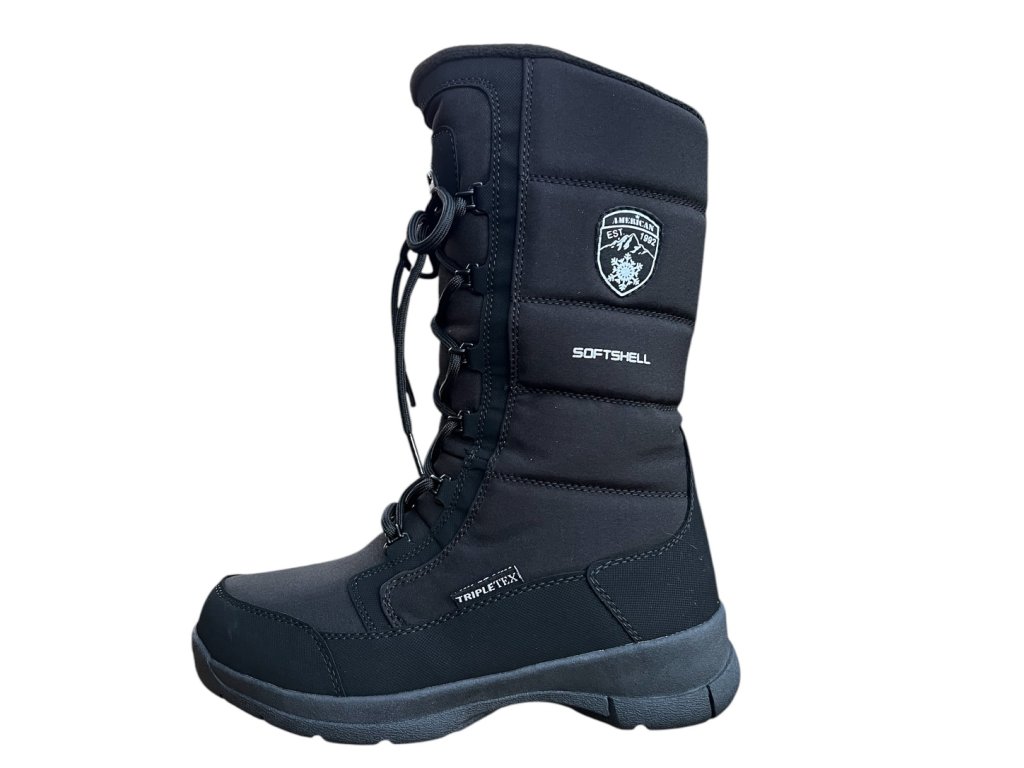American Club SN 07 24 dámská zimní obuv černá