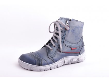 Kacper 4-0253 dámské zimní boty šíře H modrošedá