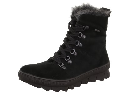 Legero 2-530-00 dámská zimní kožená obuv GORE-TEX Novara černá