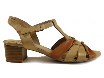 Caprice 28205 béžové dámské sandále