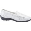 Waldläufer 640004 dámské kožené mokasíny šíře K - bílá
