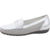 Waldläufer 329503 dámské kožené baleríny šíře H  bílá