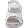 Waldläufer 650K01 dámské kožené sandály šíře K - bílá
