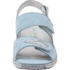 Waldläufer 210007 dámské kožené sandály šíře G - modrá