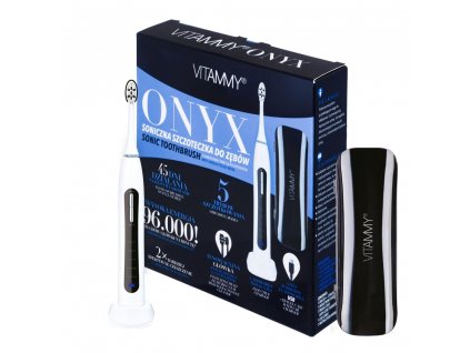 VITAMMY ONYX sonická zubná kefka s funkciou leštenia