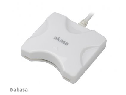 AKASA externá čítečka bank. kariet / AK-CR-03WHV2 / USB2.0