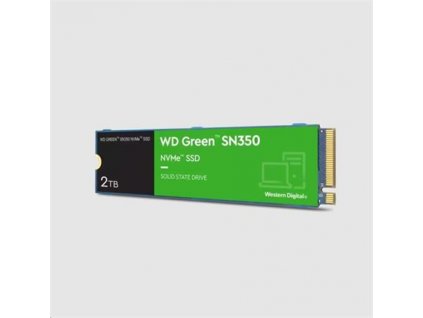 WESTERN DIGITAL SSD Green SN350 2TB / WDS200T3G0C / NVMe M.2 PCIe Gen3 / Interní / M.2 2280