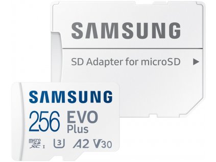 Samsung micro SDXC 256GB EVO Plus + adaptér