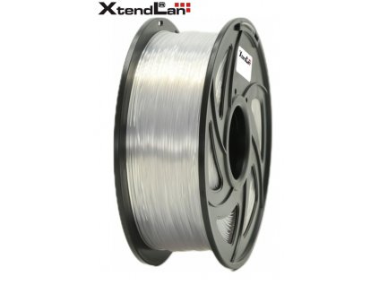 XtendLAN PETG filament 1,75mm průhledný bílý/natural 1kg