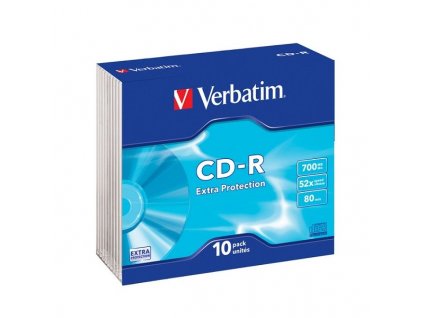 VERBATIM CD-R80 700MB Data Life/ 52x/ slim/ 10pack