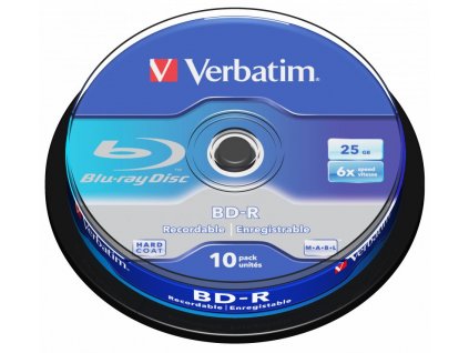 VERBATIM BD-R Blu-Ray SL 25GB/ 6x/ 10pack/ spindle