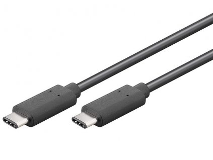 PremiumCord USB-C/male - USB-C/male, černý, 1m