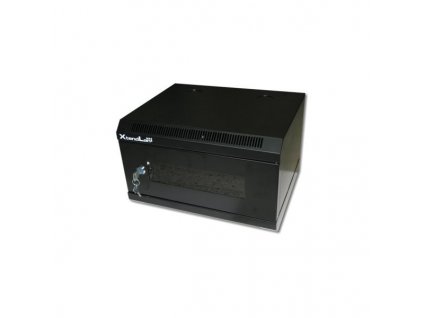 XtendLan Skříň 10", 4U, 280x350, černá, prosklená