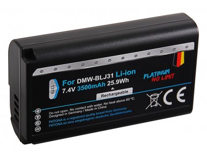 PATONA baterie pro foto Panasonic DMW-BLJ31 3500mAh Li-Ion Platinum DC-S1 - neoriginálna