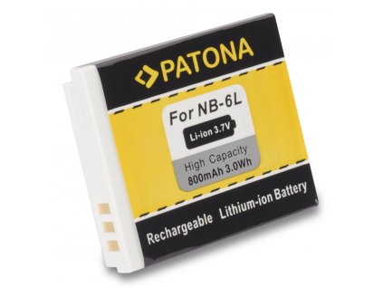 PATONA baterie pro foto Canon NB-6L 800mAh - neoriginálna