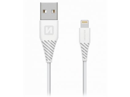 Swissten Datový Kabel Tpe Usb / Lightning Mfi 1,2 M Bílý