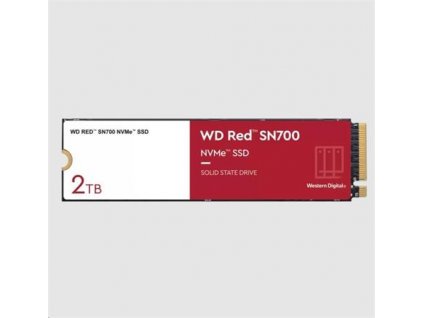 WESTERN DIGITAL SSD RED SN700 2TB / WDS200T1R0C / NVMe M.2 PCIe Gen3 / Interní / M.2 2280