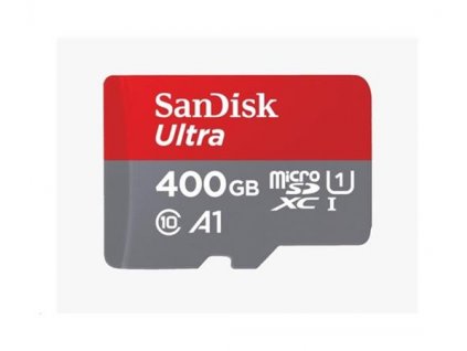 SanDisk Ultra Micro SDXC 400GB A1 Class 10 UHS-I, Android) + adaptér