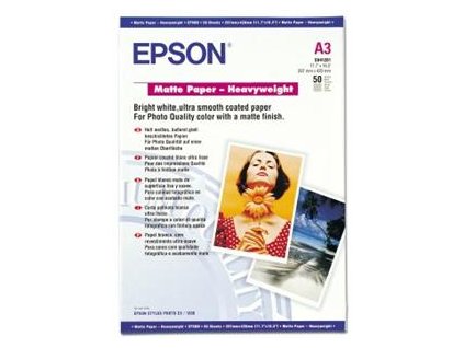 EPSON C13S041261 A3,Matte Paper Heavyweight (50ks)