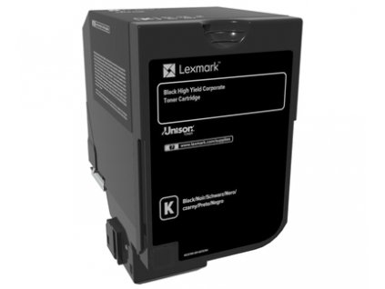 Lexmark toner 84C2HKE Black - originál
