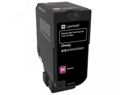 Lexmark toner 84C2HME Magenta - originál