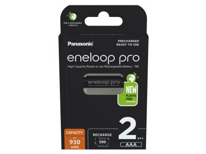 Panasonic Eneloop PRO R03/AAA 930mAh (BK-4HCDE/2BE) - 2ks