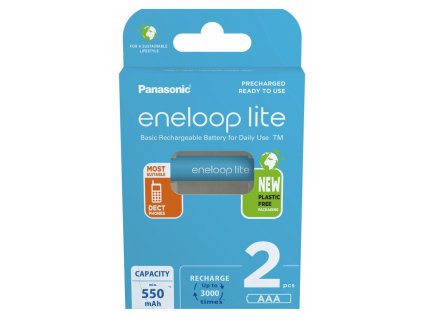 Panasonic Eneloop Lite R03/AAA 550mAh (BK-4LCCE/2BE) - 2ks