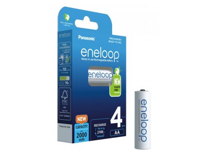 Panasonic Eneloop R6/AA 2000 mAh (BK-3MCDE/4BE) - 4ks