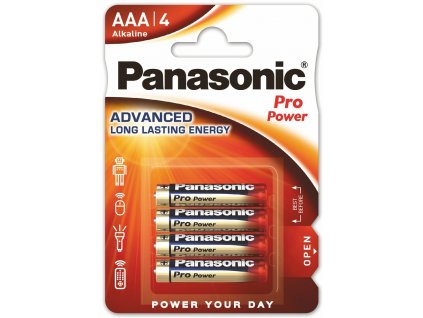 Panasonic Alkaline PRO Power LR03/AAA - 4ks