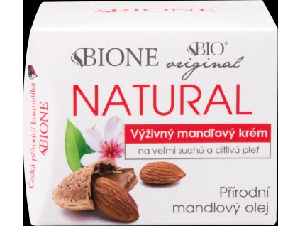 BIONE COSMETICS výživný mandľový krém 51ml