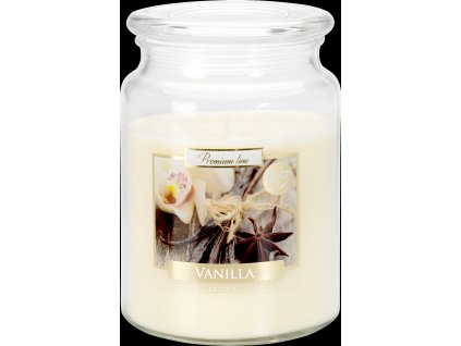 BISPOL sviečka sklo 500g Vanilla